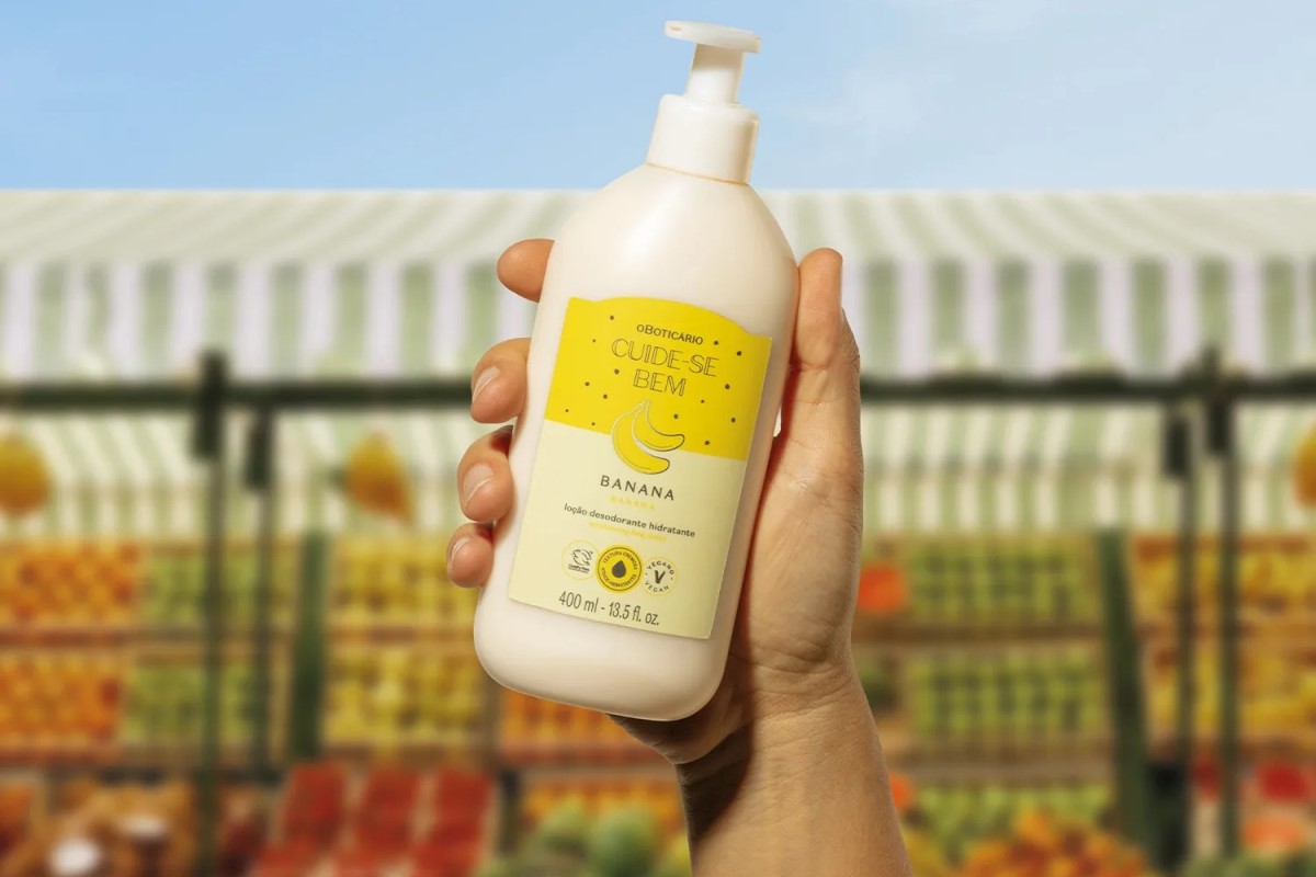 Loção Desodorante Hidratante Cuide-se Bem Feira Banana boticário 400ml