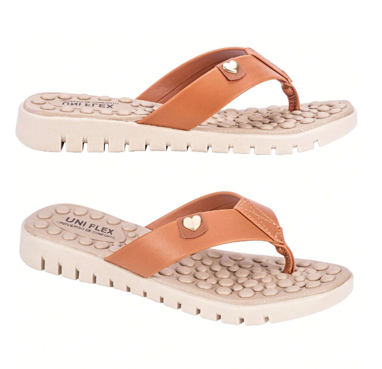 3 - Chinelo Rasteira para Esporão e Facite Plantar Sandália Feminina Massageadora