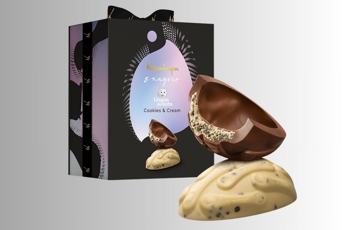 Exagero Língua de Gato Black & White Cookies and Cream 380g