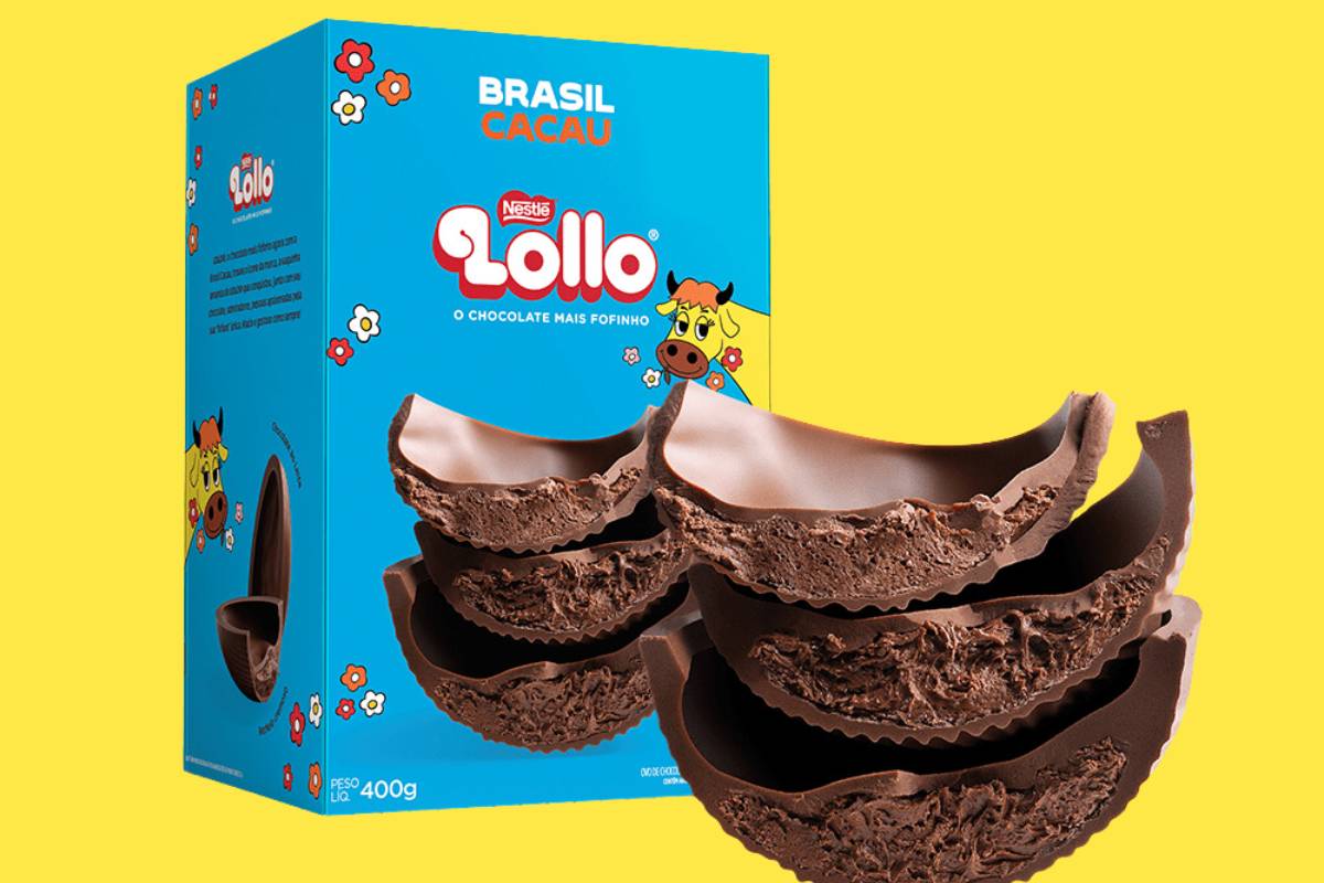 Ovo de Páscoa Lollo é uma das principais apostas da Cacau Brasil em 2024