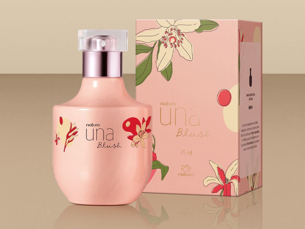 perfume Una Blush da Natura de volta com desconto