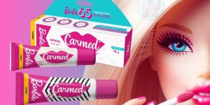 Carmed Barbie os novos Hidratantes Labiais da Cimed em parceria com a Mattel
