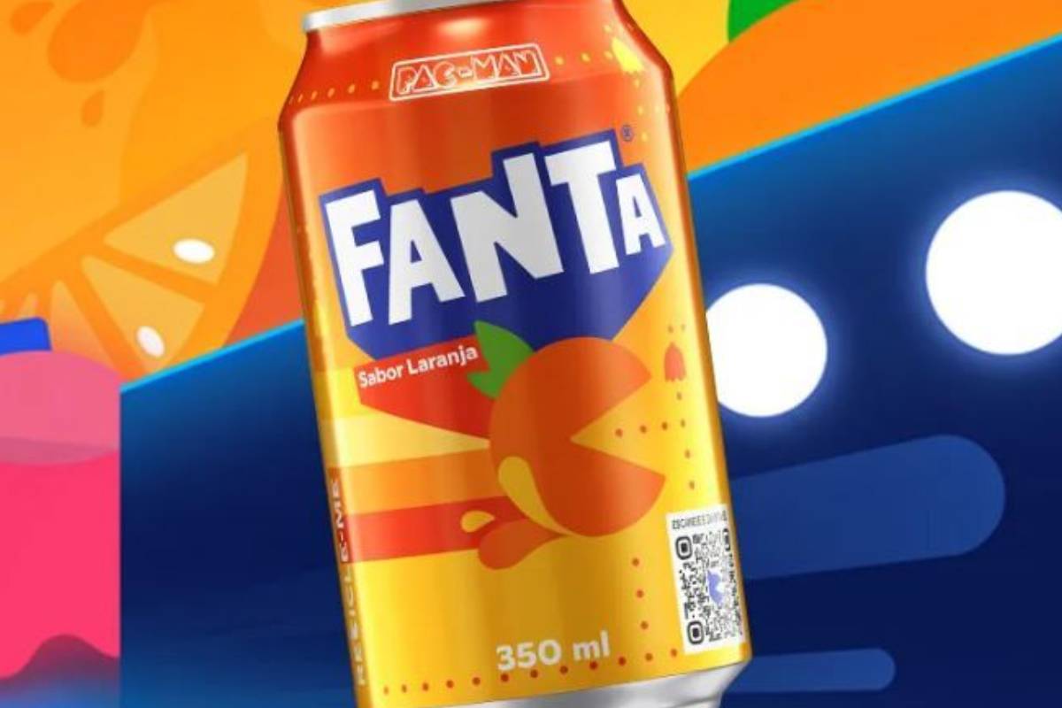 Edição Limitada as novas latas de Fanta em parceria com PAC-MAN
