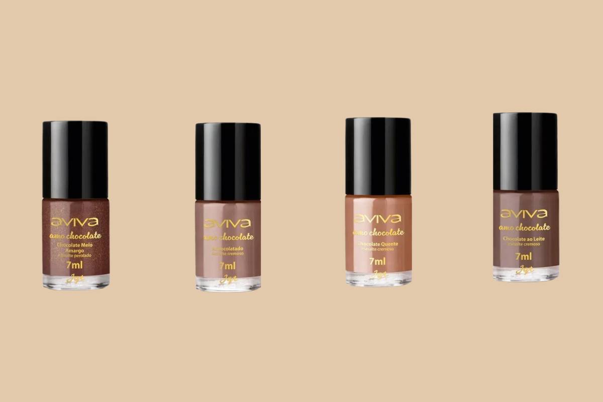 Esmalte Cintilante Jqt Aviva Amo Chocolate 7ml