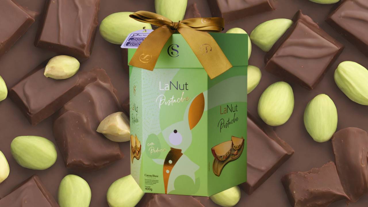 LaNut Pistache: Mesmo sem brinde, este Ovo de Páscoa da Cacau Show é o queridinho de 2024