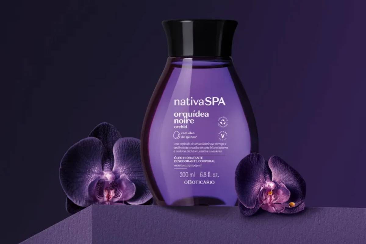 Óleo Hidratante Desodorante Corporal Nativa SPA Orquídea Noire 200ml