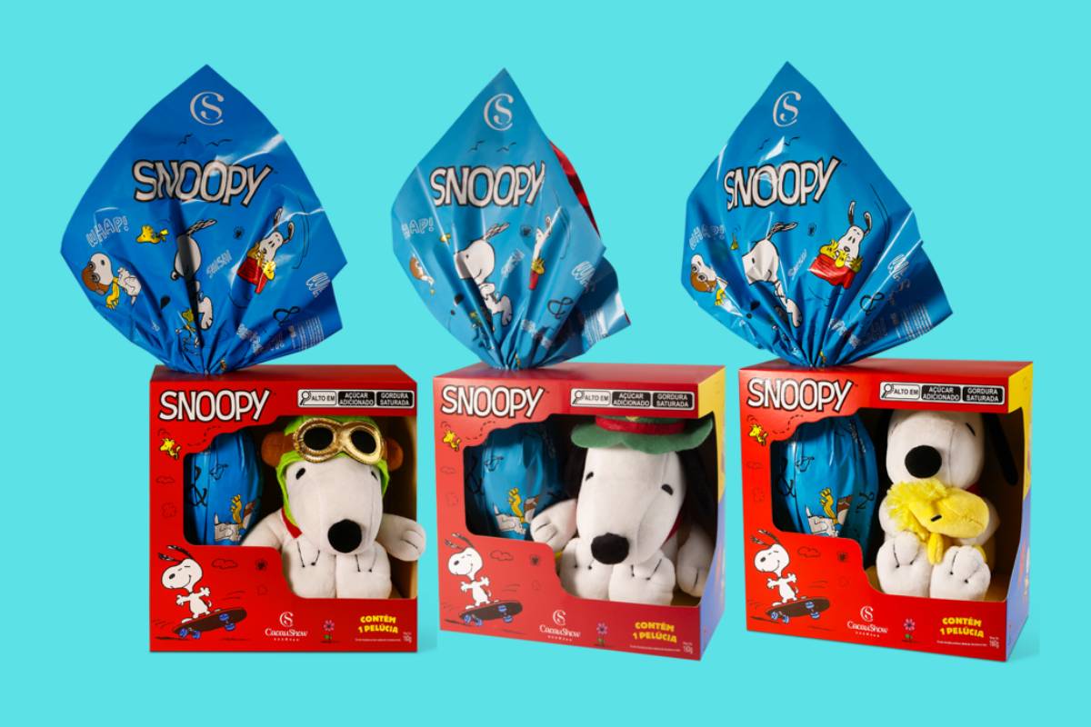 Ovo de Páscoa Pelúcia Snoopy