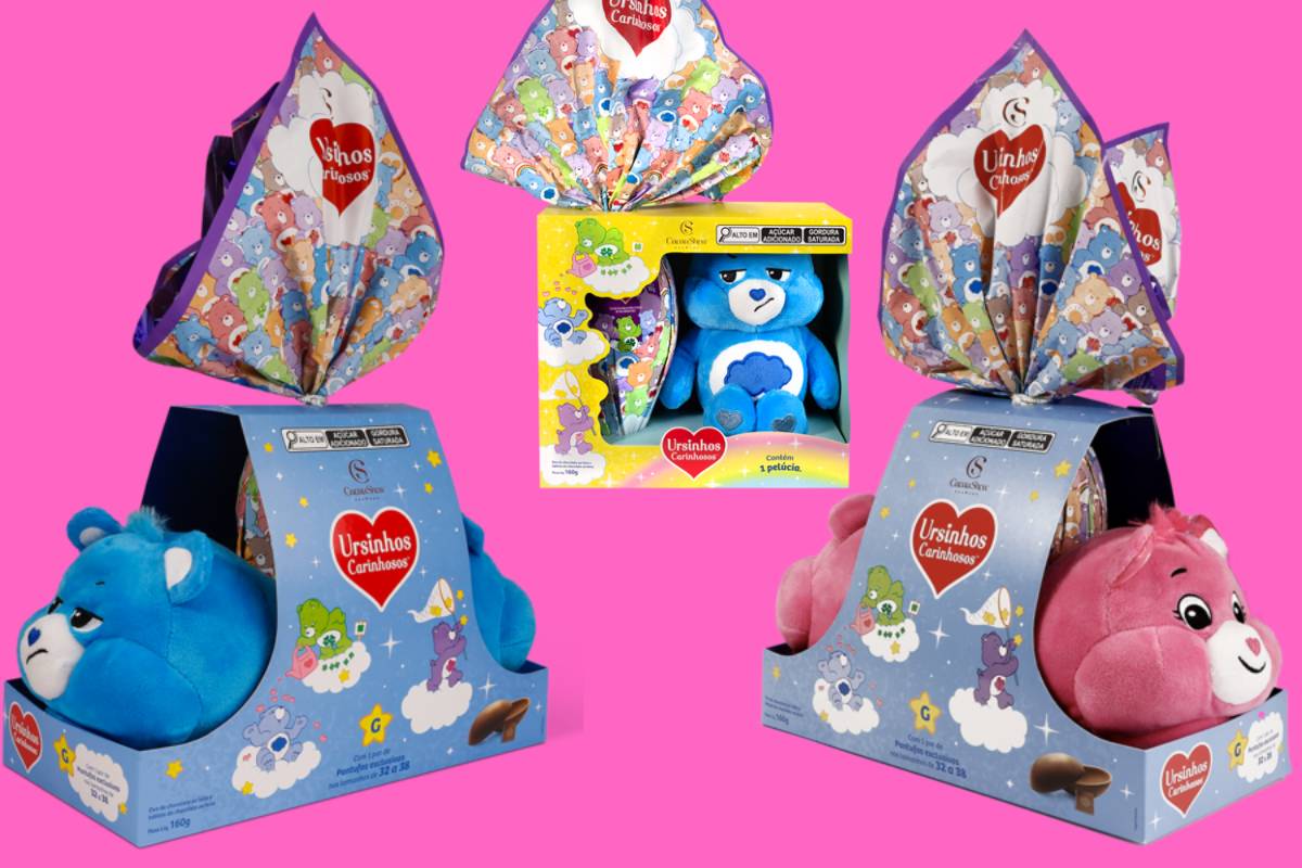 Ovo de Páscoa Ursinhos Carinhosos