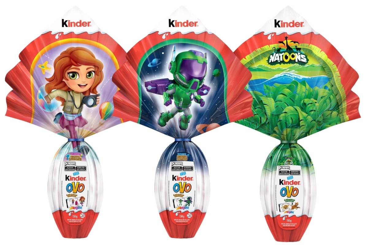 Ovos de Páscoa Kinder® com Surpresas Proprietárias