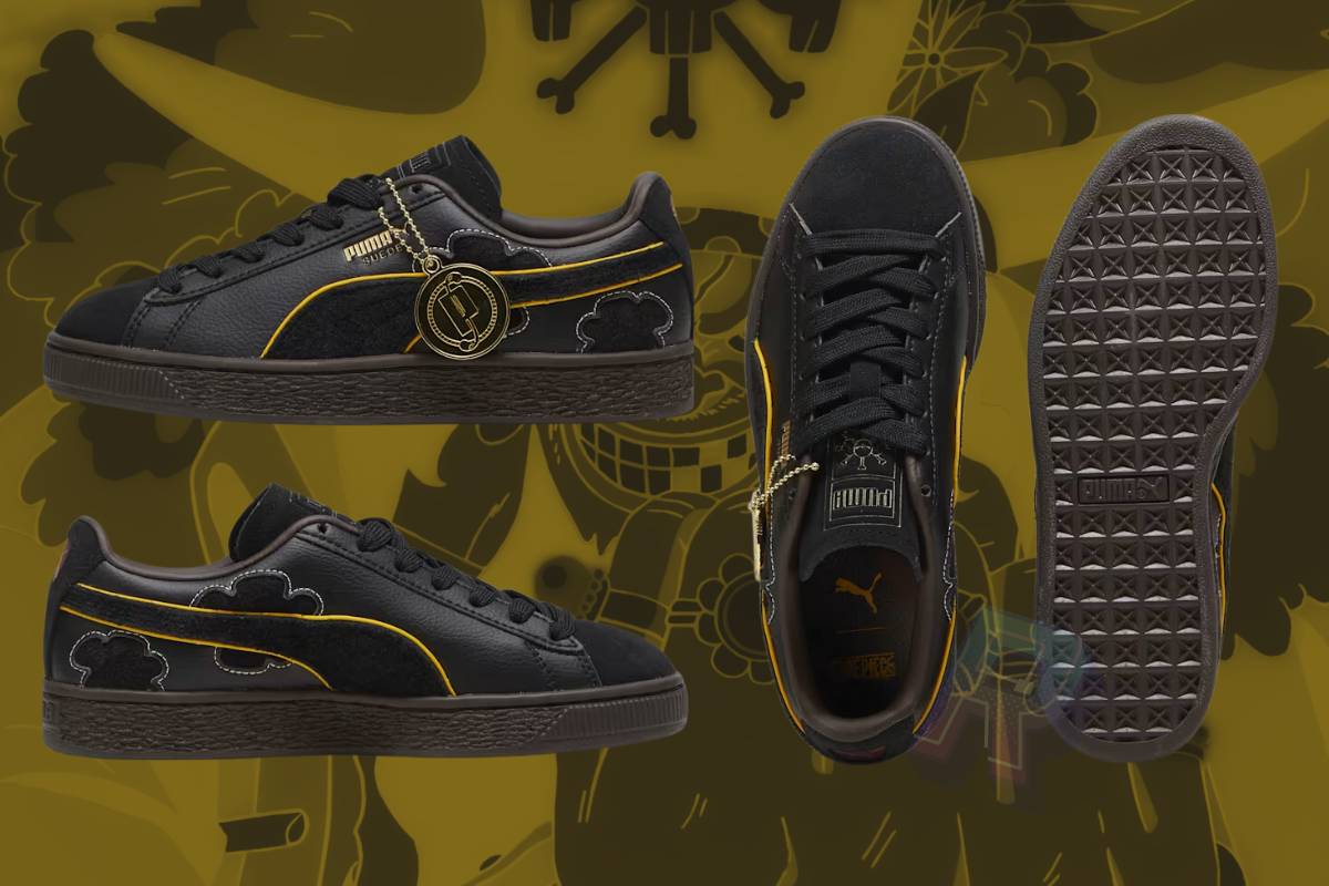 PUMA x ONE PIECE Suede Blackbeard Teech Big Kids' Sneakers (Blackbeard)