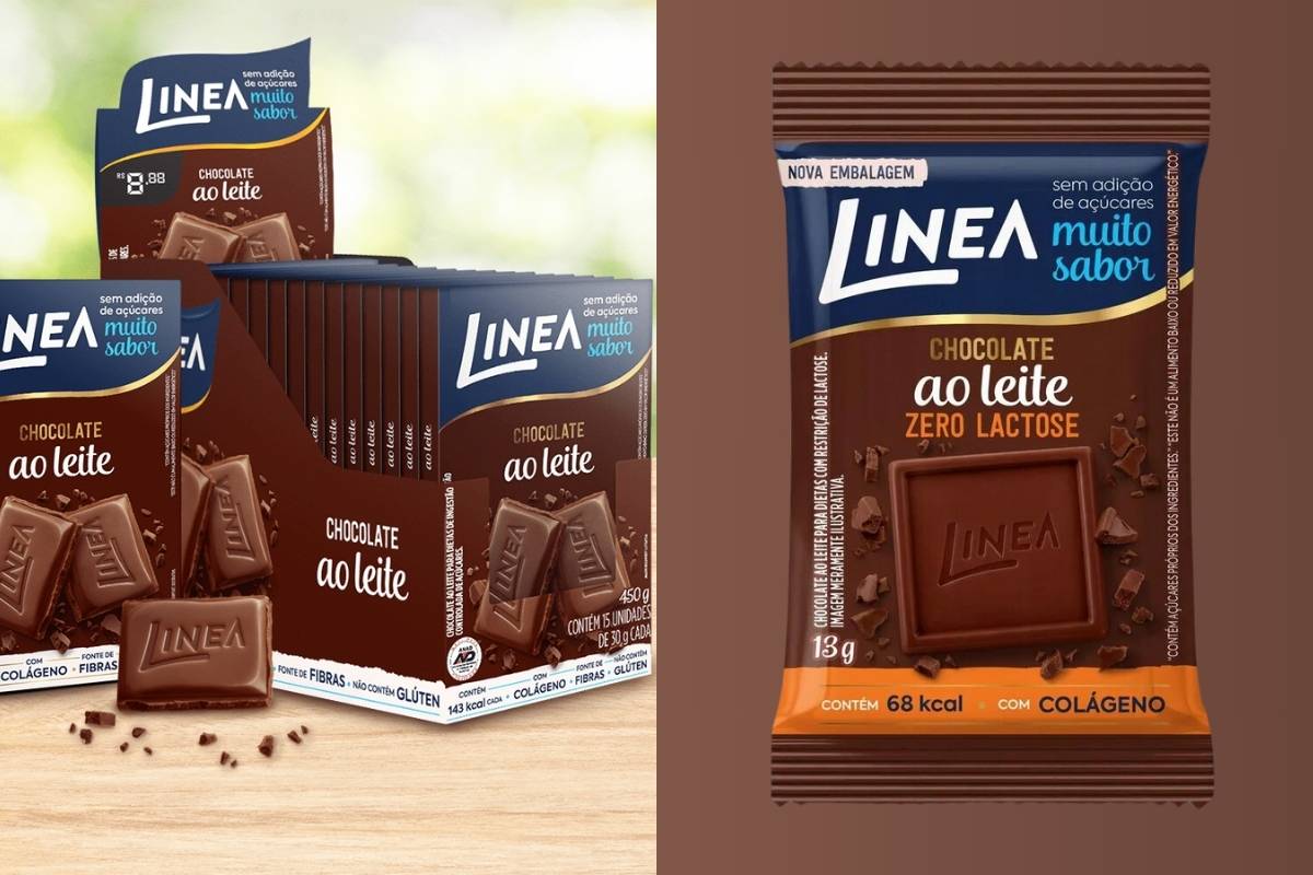 Tabletes de 30g e 13g em vários sabores