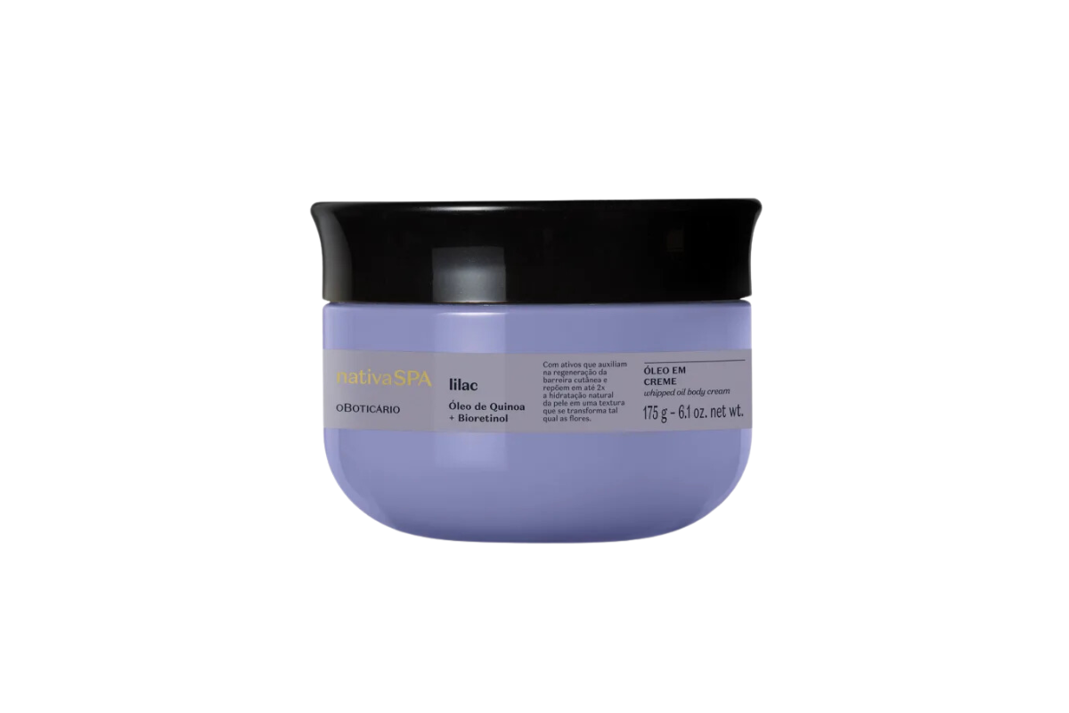 óleo em creme cosméticos outono