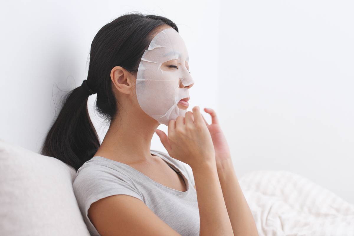 Máscara Facial Antes do Hidratante