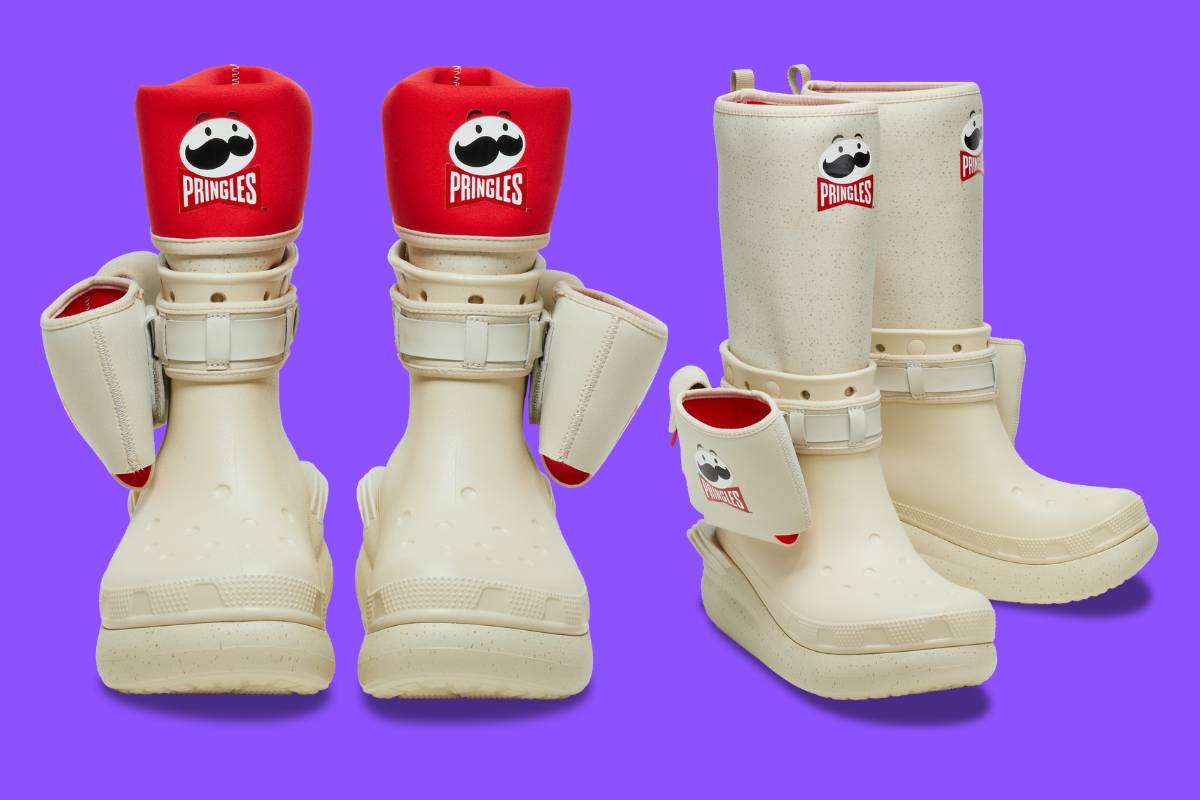 Pringles x Crocs Classic Crush Boot