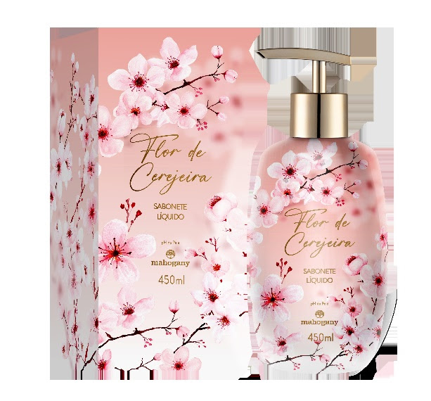 SABONETE LIQUIDO FLOR DE CEREJEIRA 450ML