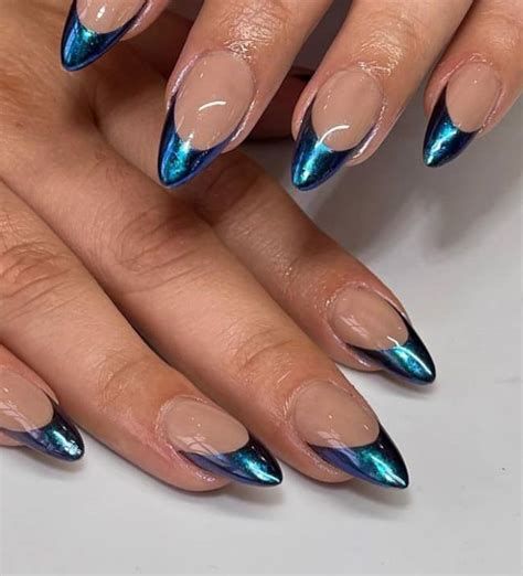 unhas francesinhas cromadas 1