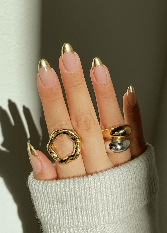 unhas francesinhas cromadas 5