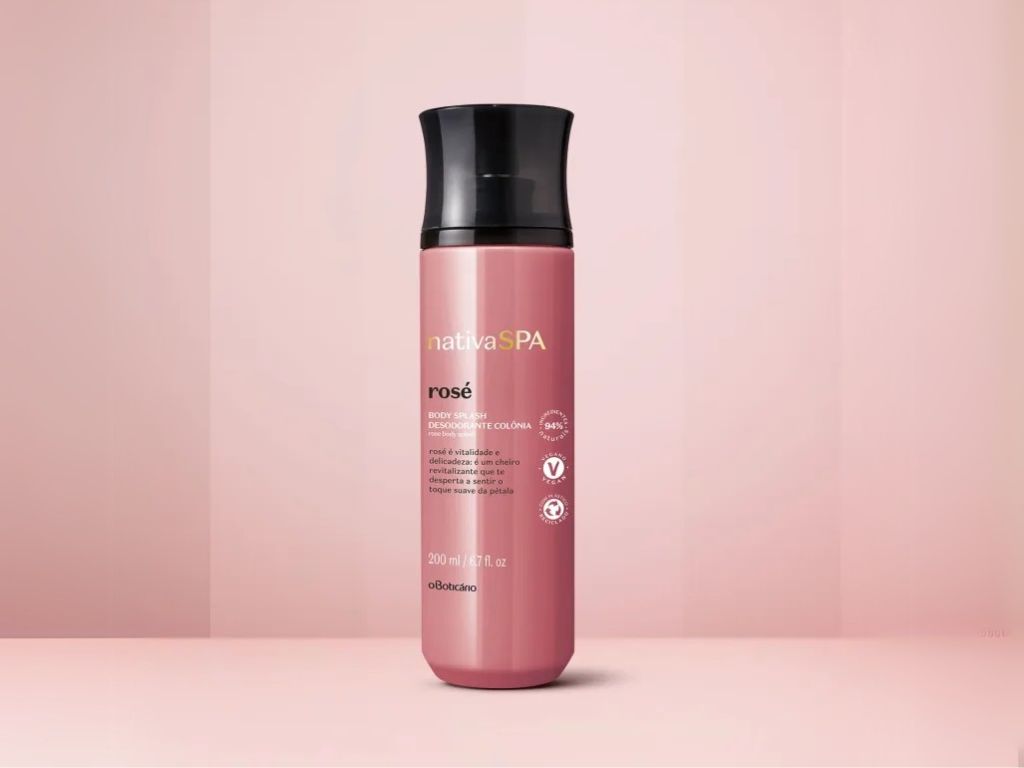 Body Splash Nativa Spa Rosé do Boticário