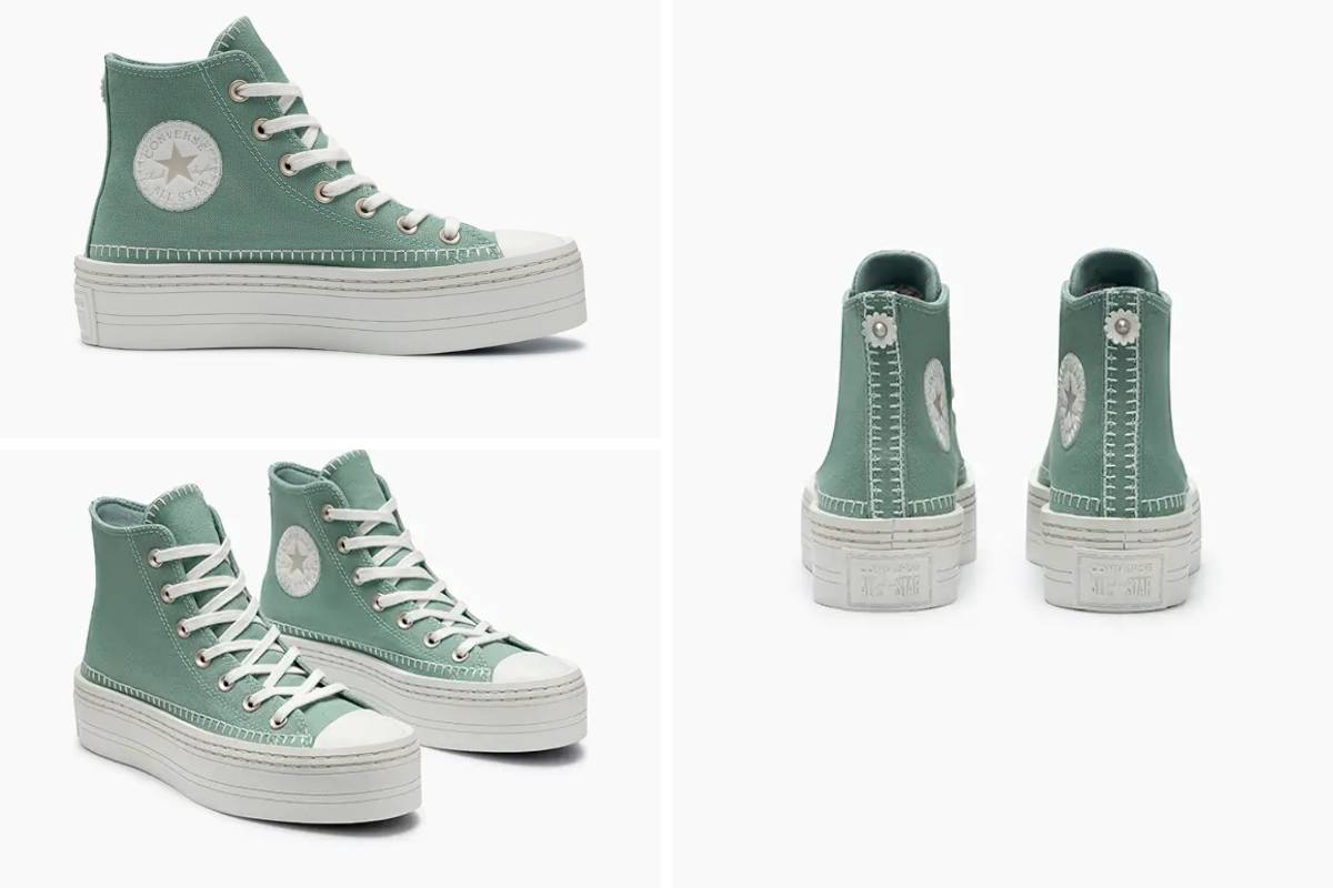 Chuck Taylor All Star Modern Lift Festival Stitch Sich Verde