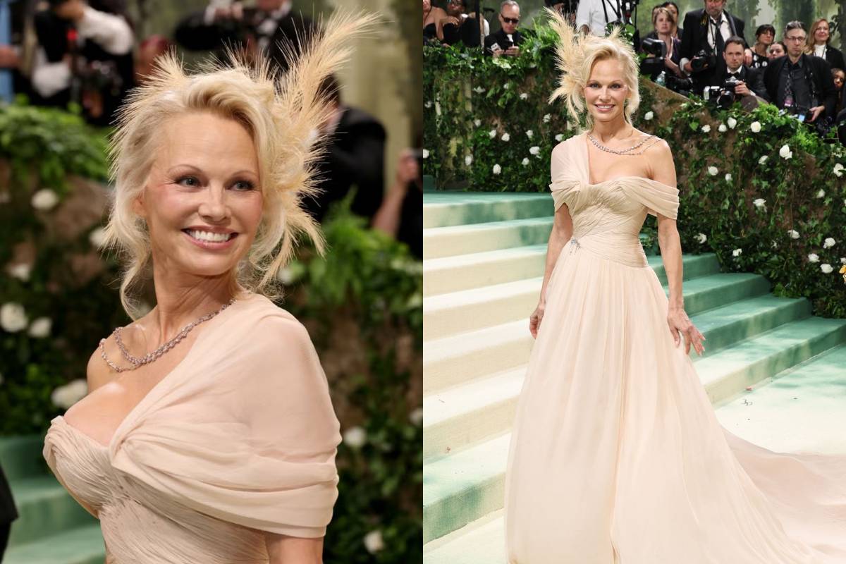 Por que a maquiagem de Pamela Anderson no Met Gala chocou a internet?