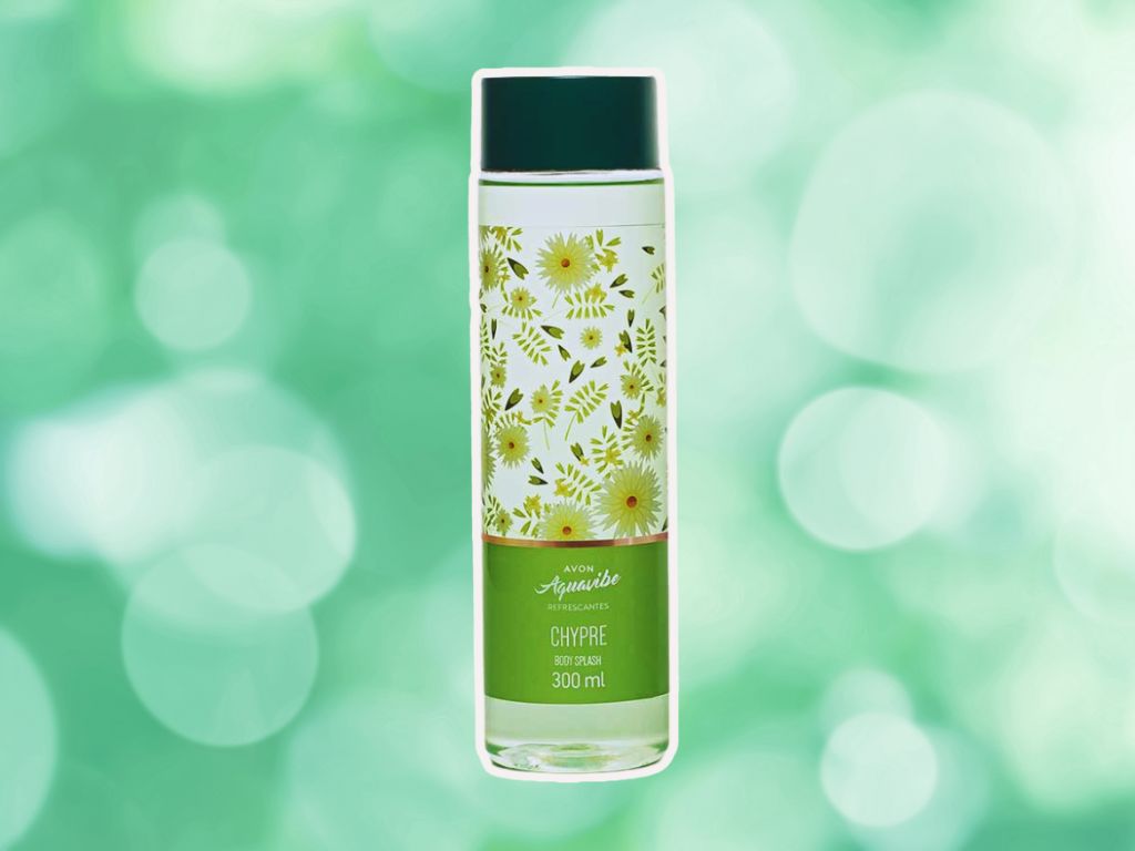 Aquavibe Chypre melhor body splash da Avon por apenas R$ 37,99