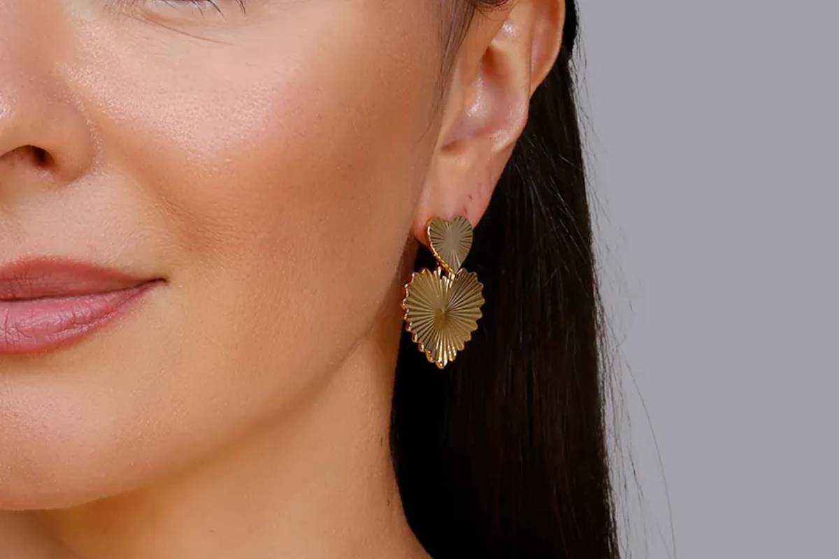 Brinco Coração morana