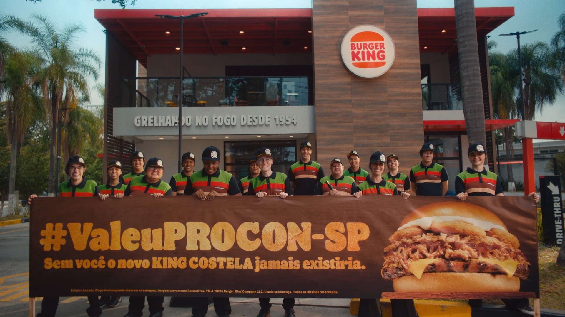 Burger King® lança King Costela e faz agradecimento ao PROCON-SP