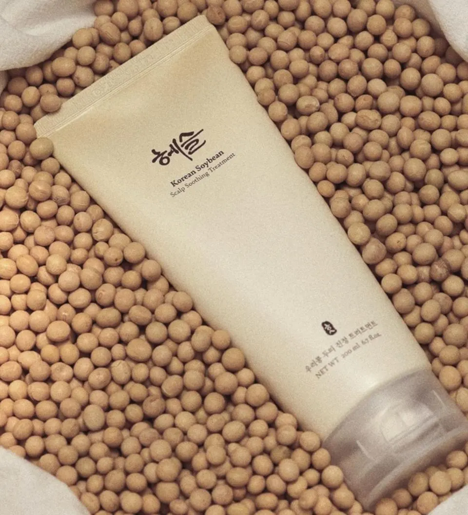 Tratamento calmante de soja cosméticos sul coreanos