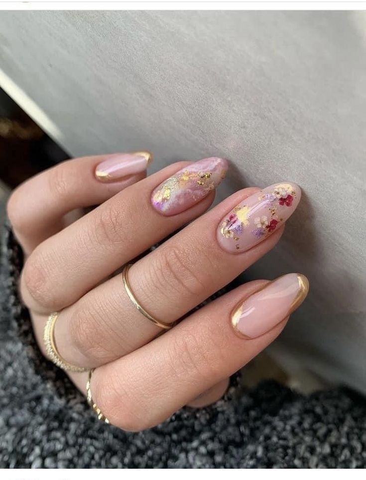 unhas encapsuladas florais