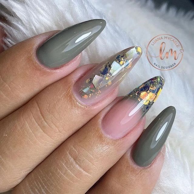 unhas encapsuladas verdes