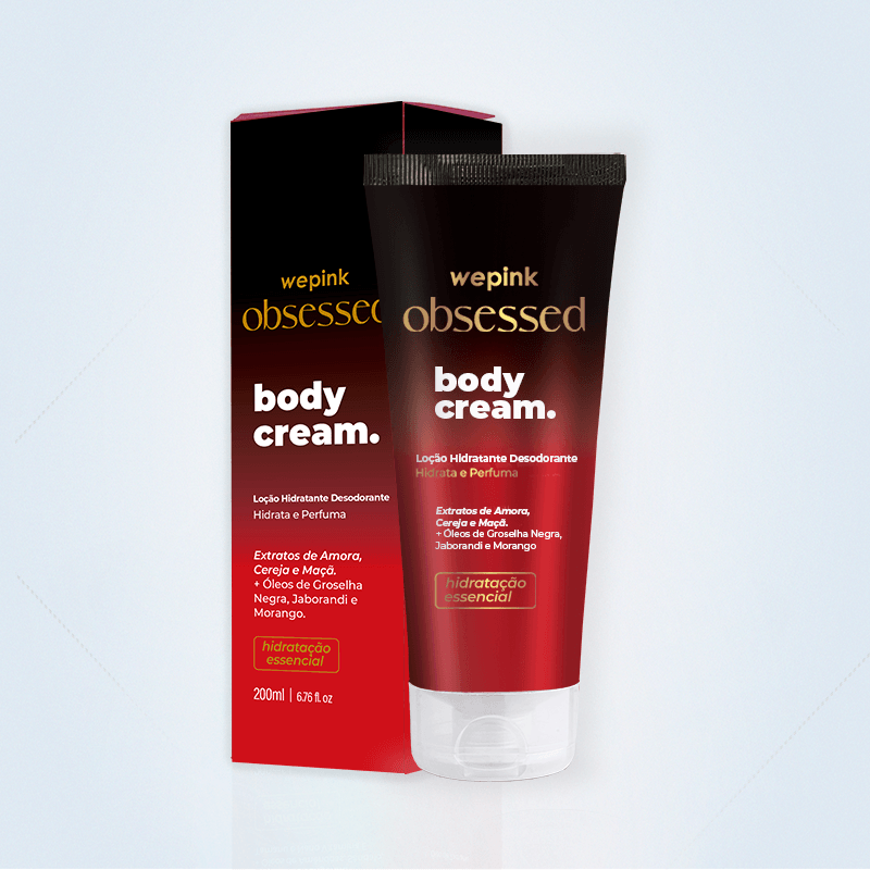 Body Cream Obsessed Desodorante Hidratante 200ml - Wepink