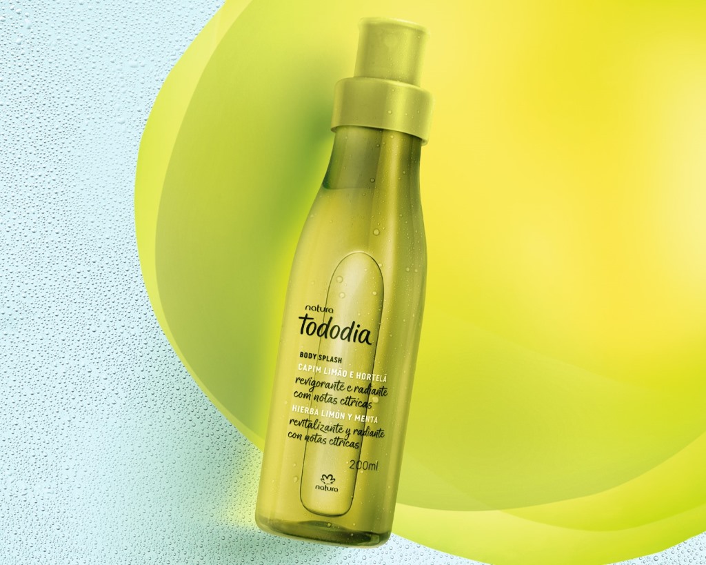 Body Splash Tododia Capim Limão e Hortelã da Natura