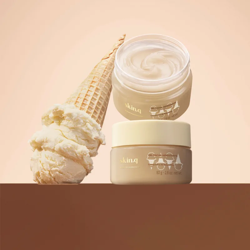 Gel Facial Hidratante Skin.q Casquinha de Baunilha