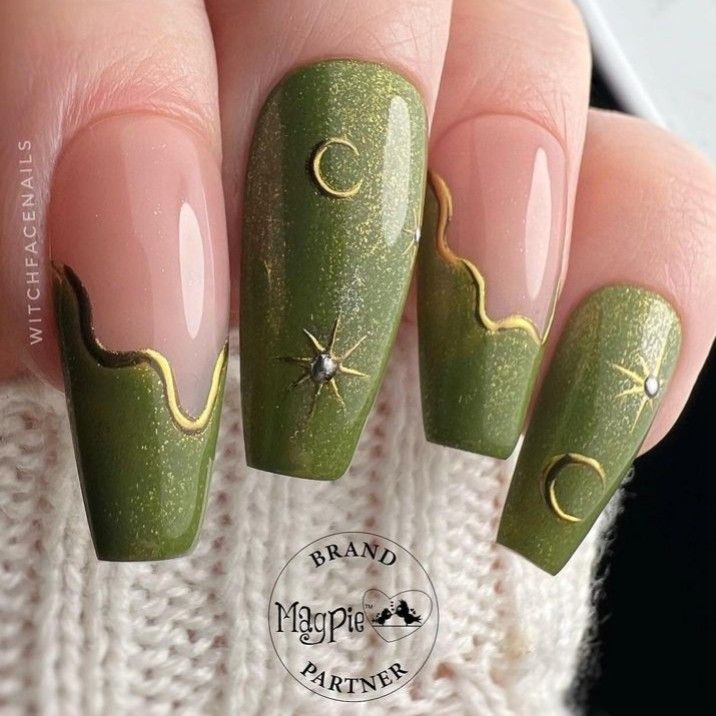 unhas verde militar signo de câncer