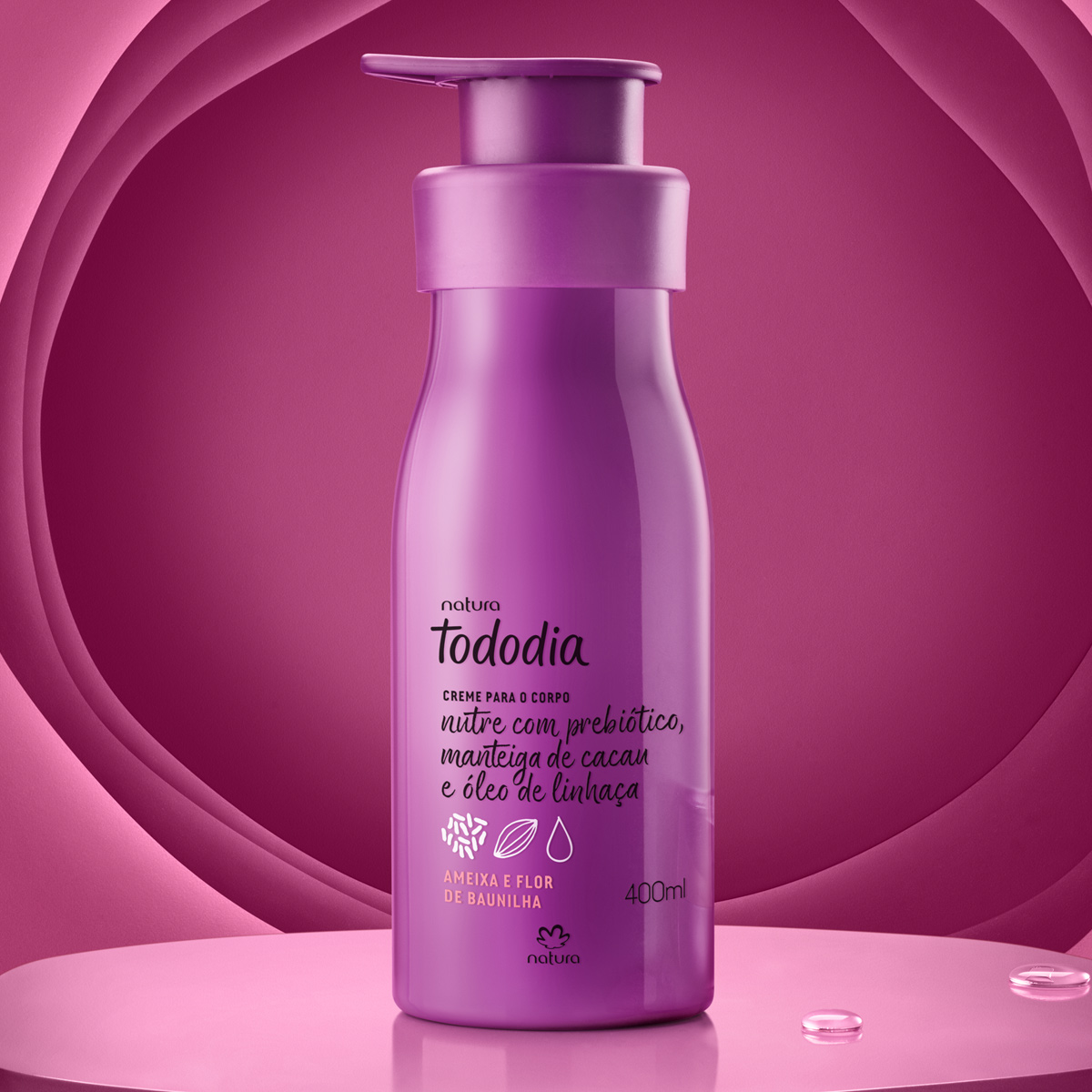Ameixa e Flor de Baunilha hidratante Natura