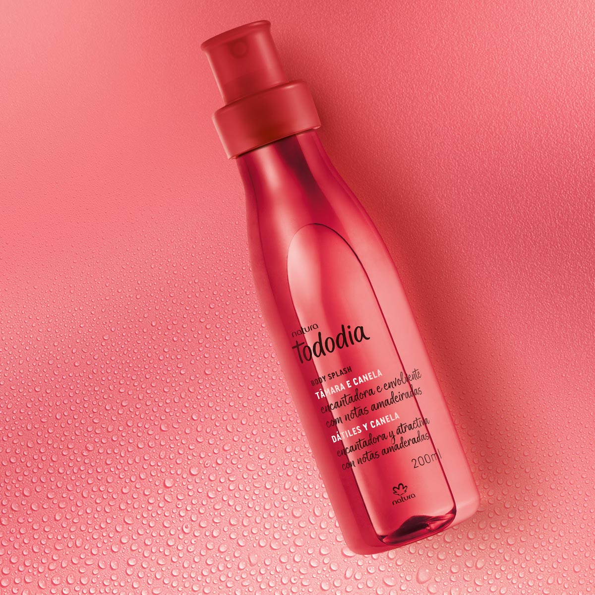 Body Splash Tâmara e Canela Natura