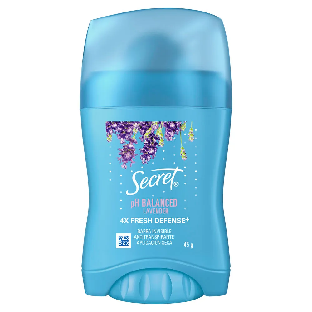 Desodorante Antitranspirante em Barra Secret Aroma de Lavanda