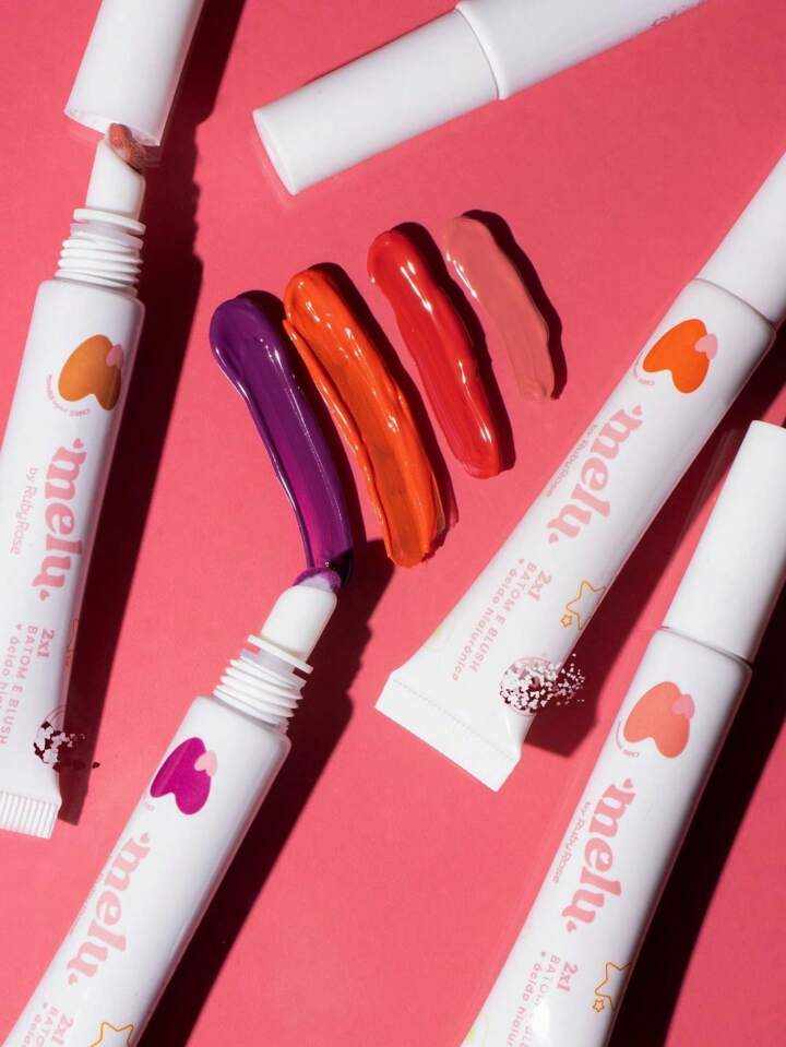 Melu Batom e blush ácido hialurônico