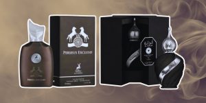Montagem com dois perfumes árabes masculinos citados no texto.