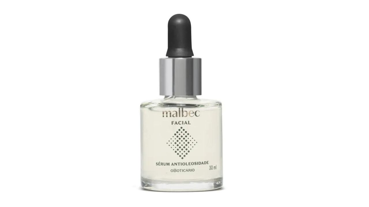 Sérum Antioleosidade Linha Malbec Facial