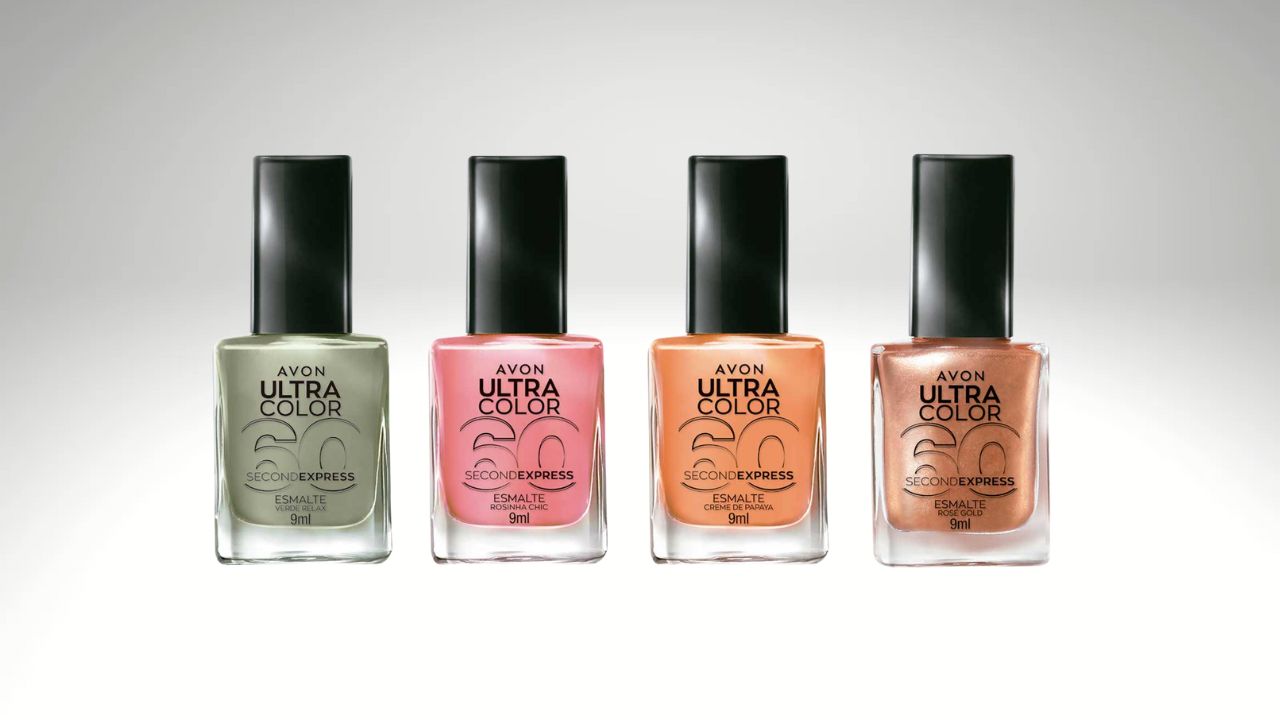 esmaltes 60s linha ultra color da Avon