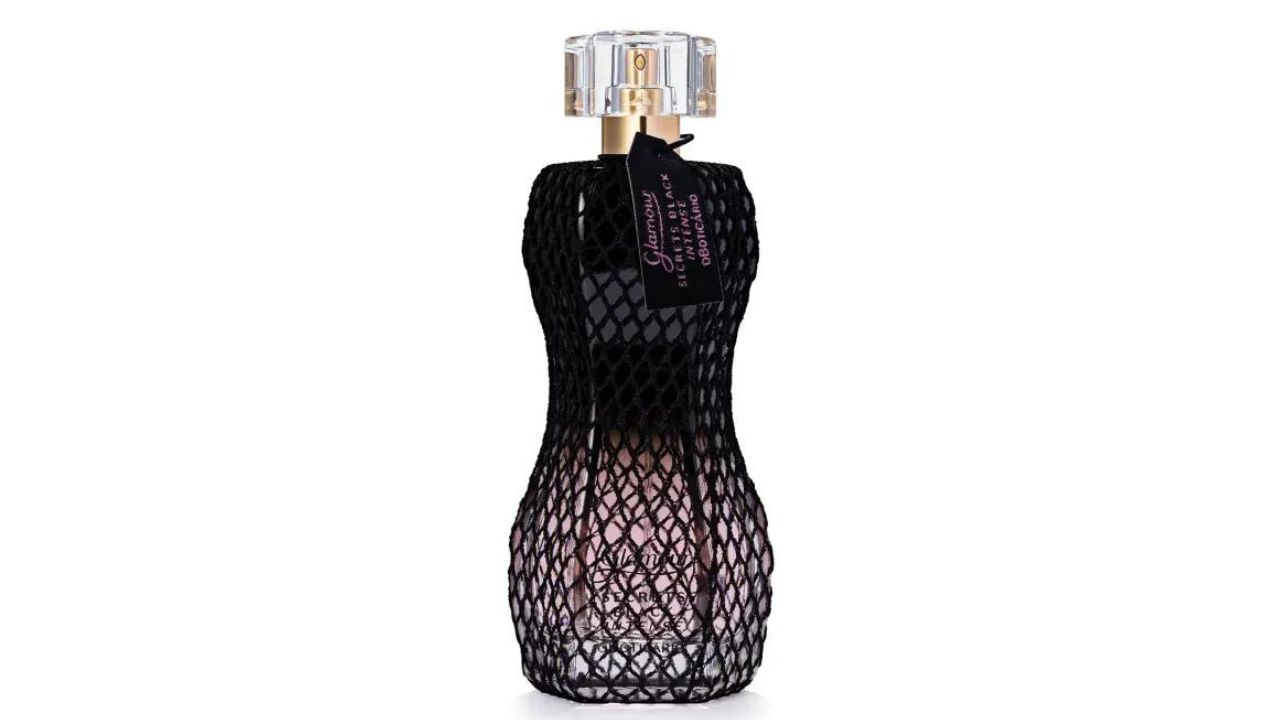 perfume Glamour Secrets Black Intense do Boticário