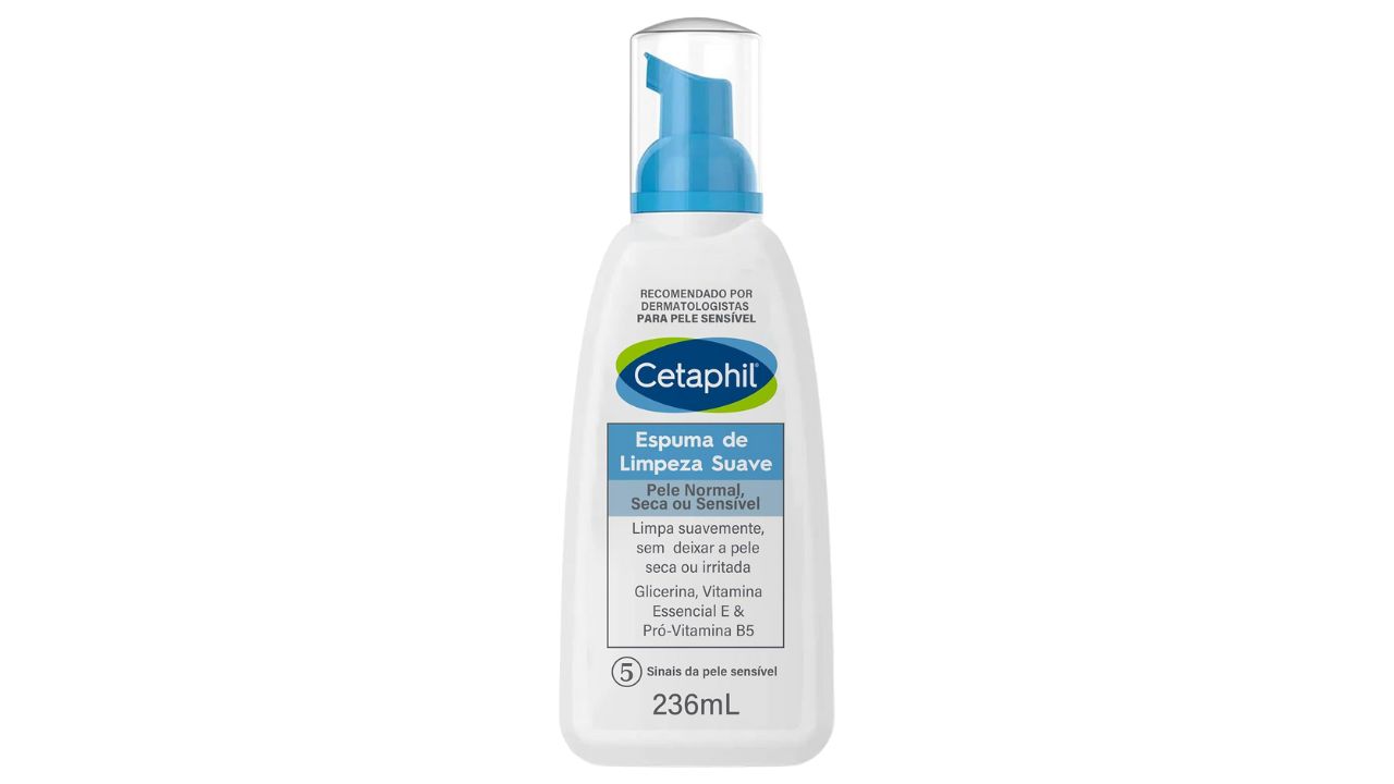 Espuma De Limpeza Facial Suave - Cetaphil