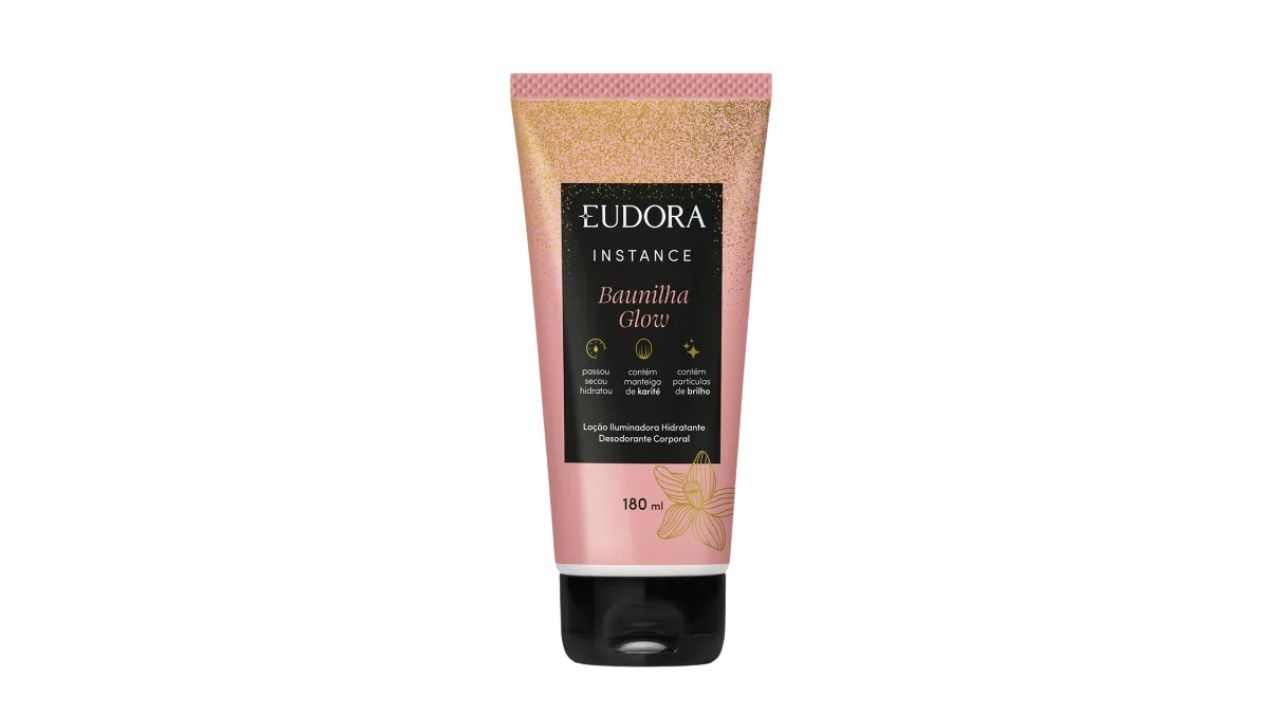 Loção Iluminadora Hidratante Desodorante Corporal Instance Baunilha Glow - Eudora