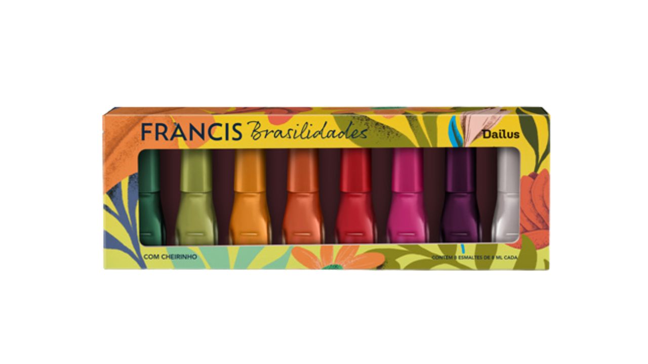 coleção esmaltes Francis Brasilidades