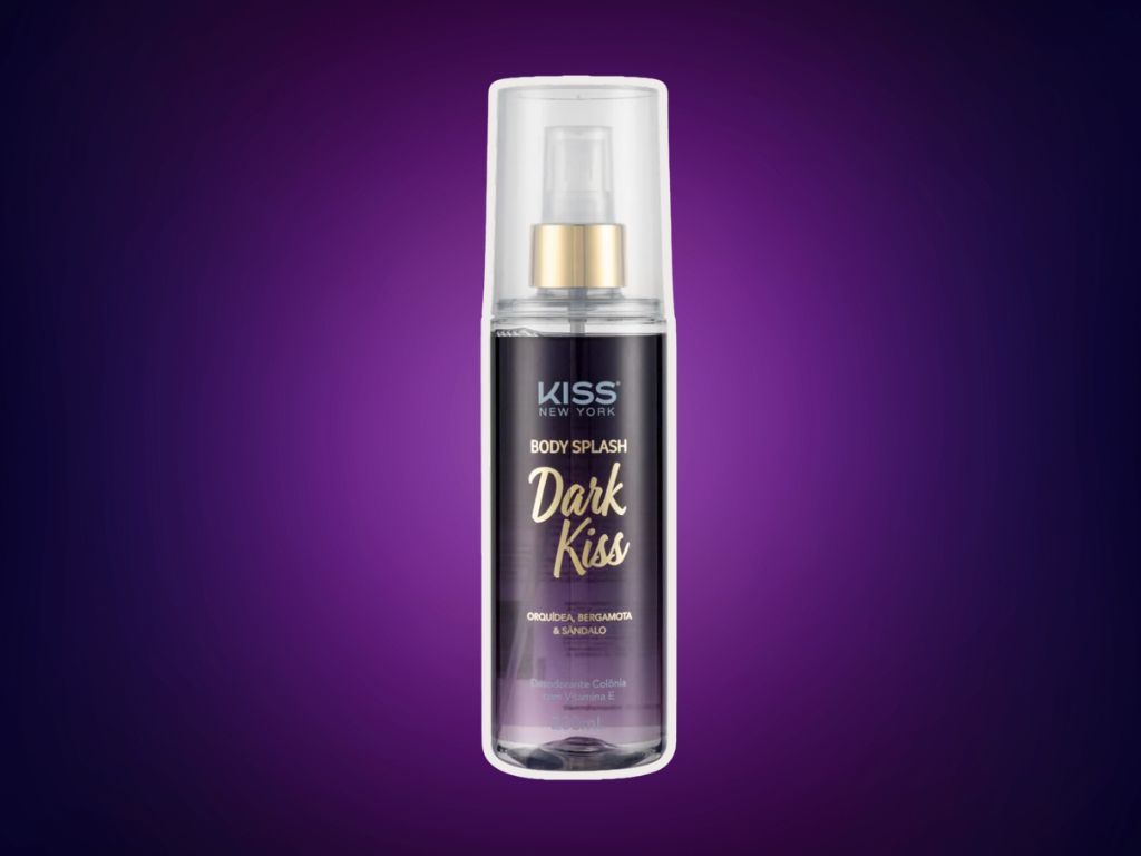 Body splash Dark Kiss parece importado de luxo