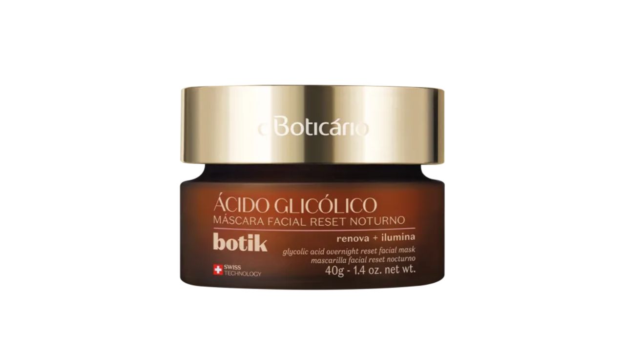 Botik Ácido Glicólico Reset Noturno - Máscara Facial